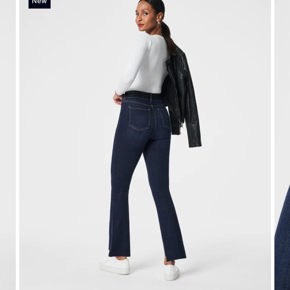 Step Hem Kick Flare Jeans